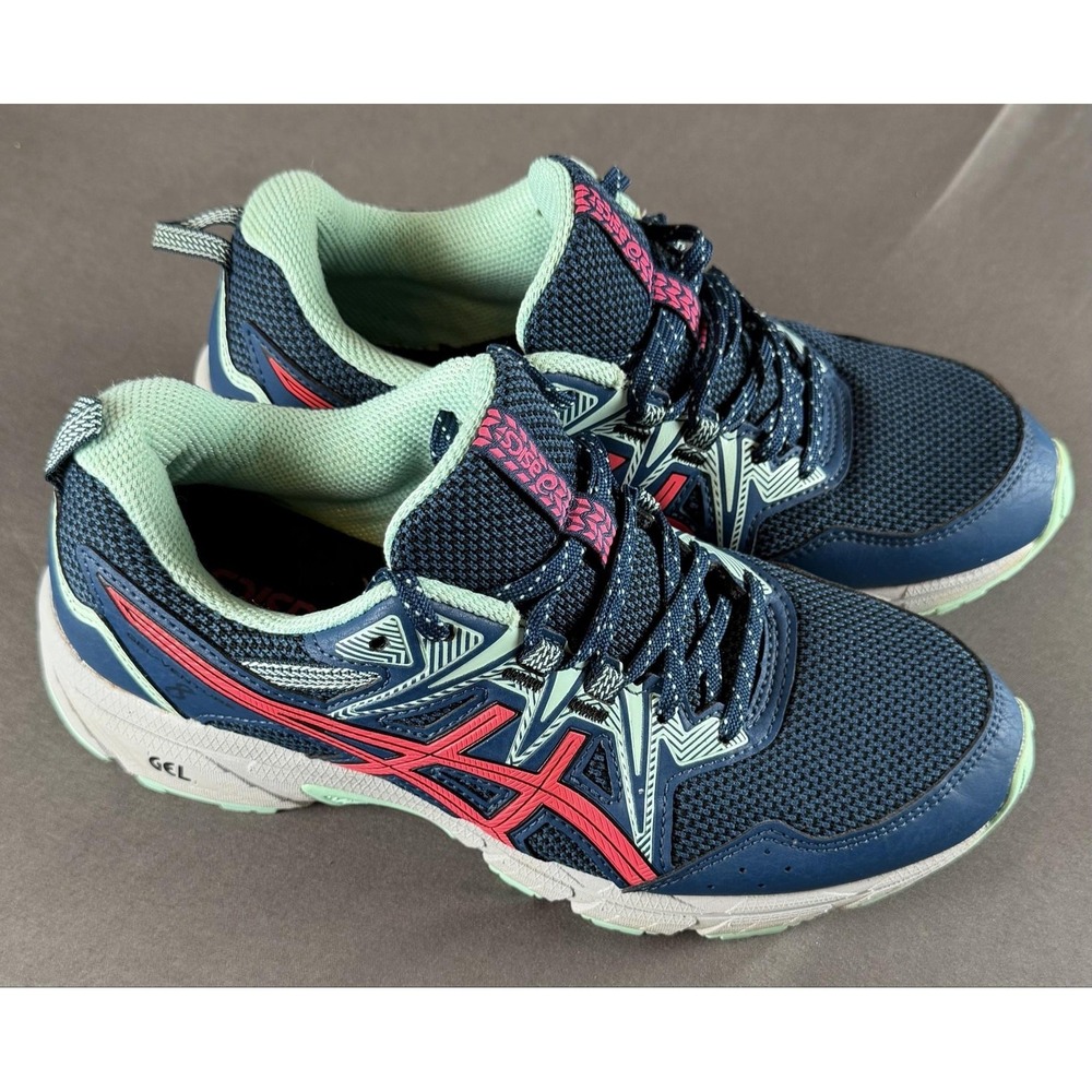 ASICS Shoes Womens Size 7.5 Blue GEL-Venture 8 Running Sneakers 1012B230
